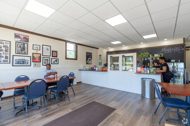 Stop by Billie's Coffee Shop near Washington Park for breakfast and lunch.