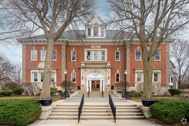The La Grange Village Hall houses the offices of the village of La Grange and Lyons Township.