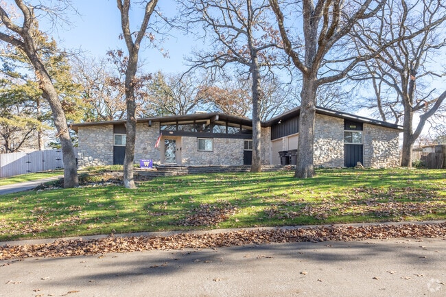 Stone homes are scattered throughout Bartlesville.