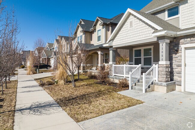Many homes in The North District have front porches.