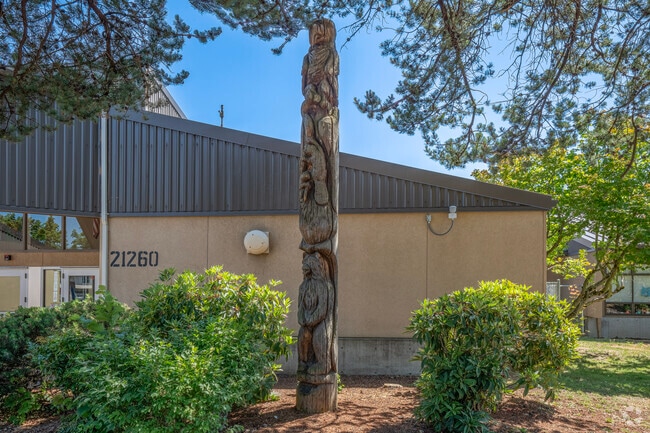 Indian Hills Elementary School Totem Pole in Aloha, Oregon.