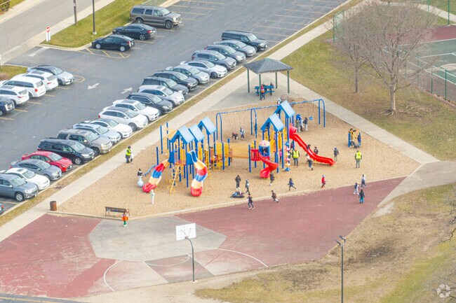 Kids will never want to leave the playground at Channing Memorial Elementary School.