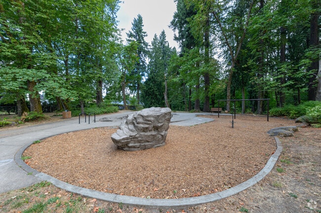 Kids can play at the playground at Jorgensen Woods Neighborhood Park in West Hazel Dell.