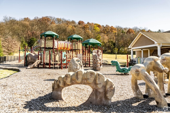 The Millersville Community center has a large playground for kids to enjoy.