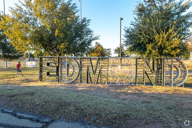 Edmond pride in the nearby Mitch Park.