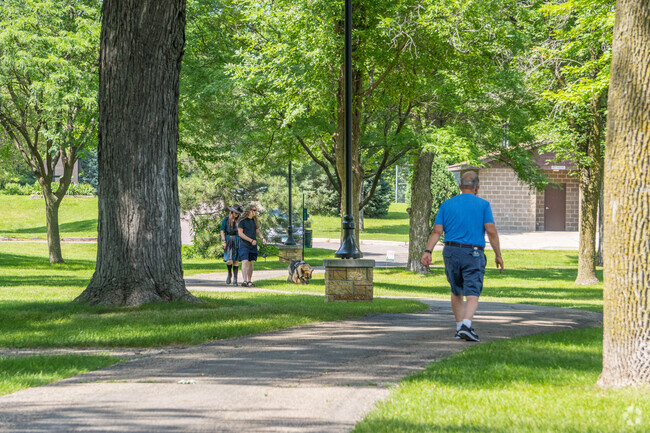 Spring Lake Park has walking trails that residents can enjoy.