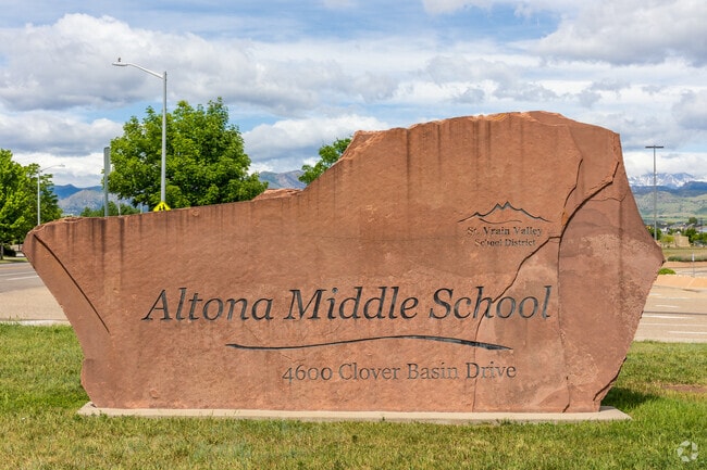 The student population of Altona Middle School is 795
students.