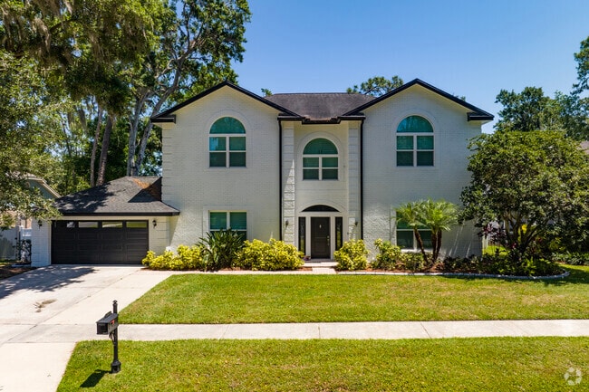 Large two-story custom-style home found in the Bloomingdale neighborhood.