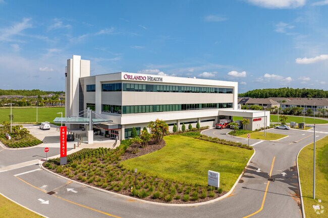 Orlando Health Emergency Room is conveniently located for Randal Park healthcare workers.