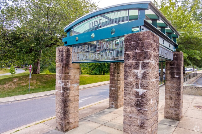 Albert Einstein High School educates grades 9-12.