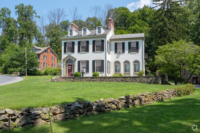 This older house reveals history in Outer Muhlenburg Township and backs up to Bernharts Dam.
