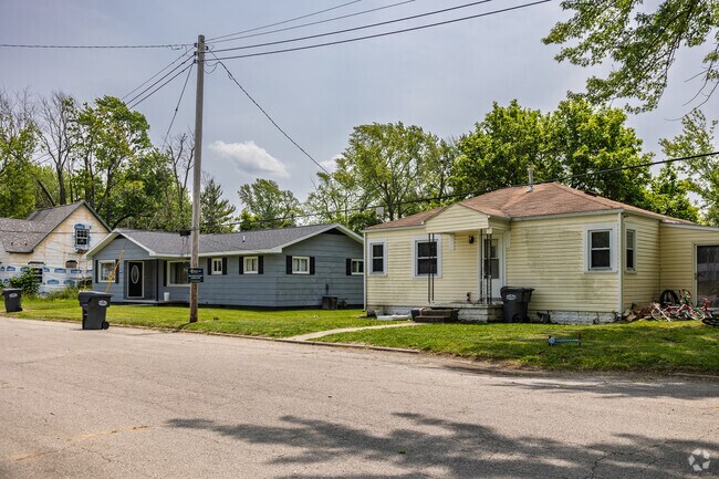 Gaston homes tend to occupy modest lots with mature trees.