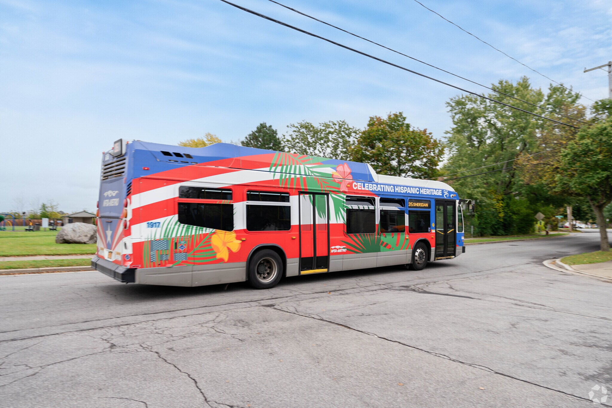 Bus lines offer rides from Sheridan Parkside homes to the commercial corridor on Sheridan.