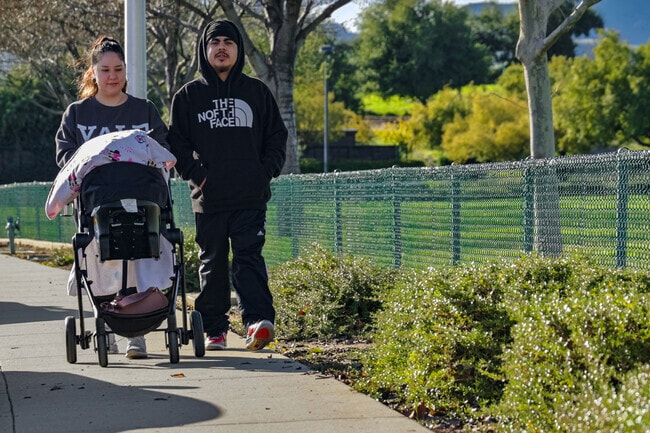 New parents can enjoy the fresh air in Lone Tree Valley.