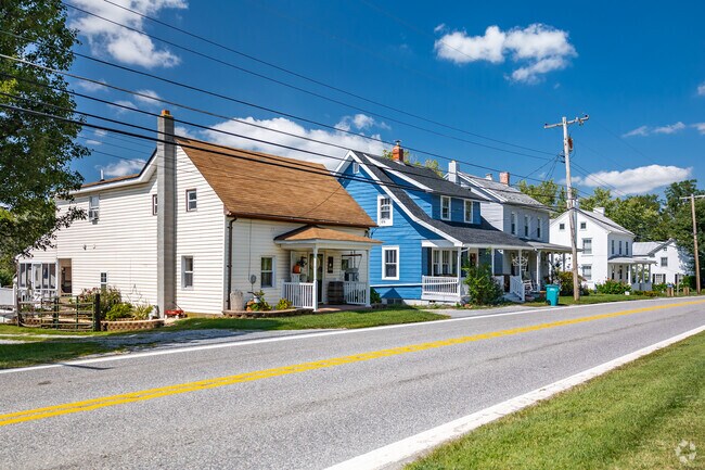 You'll find many variants of colonial style homes in Mapleville.