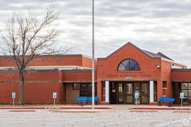 Students are taught a challenging curriculum at Sooner Elementary School.
