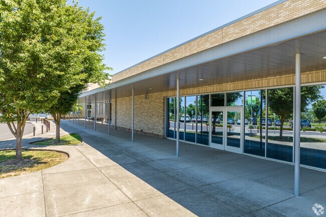 A Secondary Entrance to Parkrose Middle School.