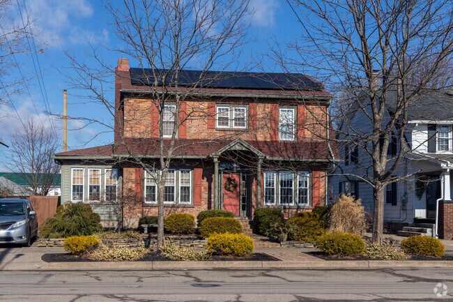 This home was built in 1927 in Berwick, and has features of Dutch Colonial style.