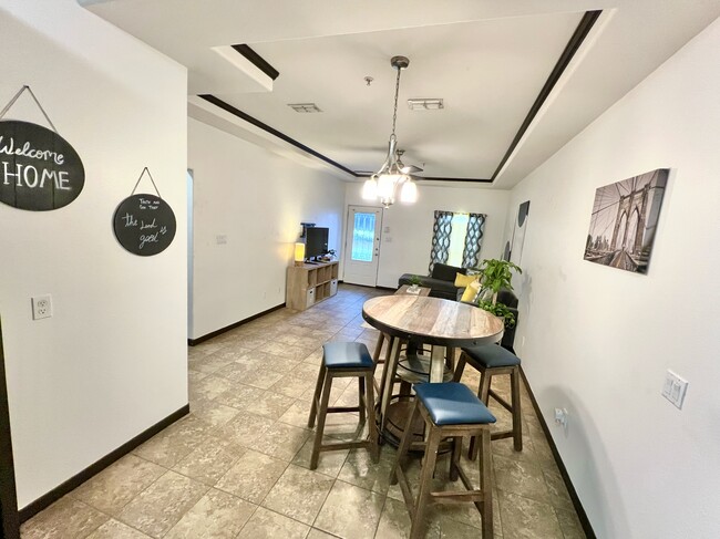 Open concept. Dinning area.