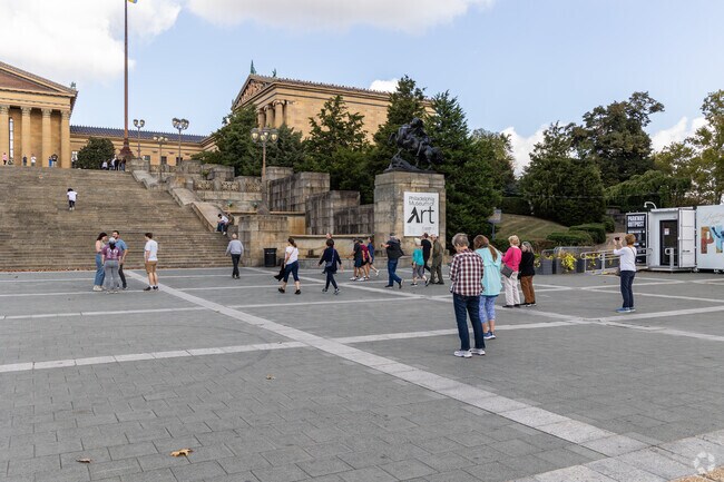 Climb the steps of the Art Museum minutes from the Hawthorne neighborhood.