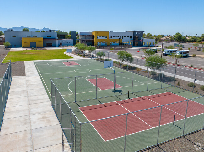 Highland Prep West can enjoy outdoor activities while they take a break from their studies.