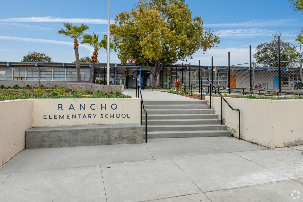An entrance view to Rancho Elementary School in La Presa.