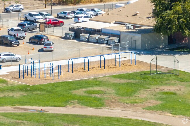 The playground at Dairyland Elementary School in Madera County.