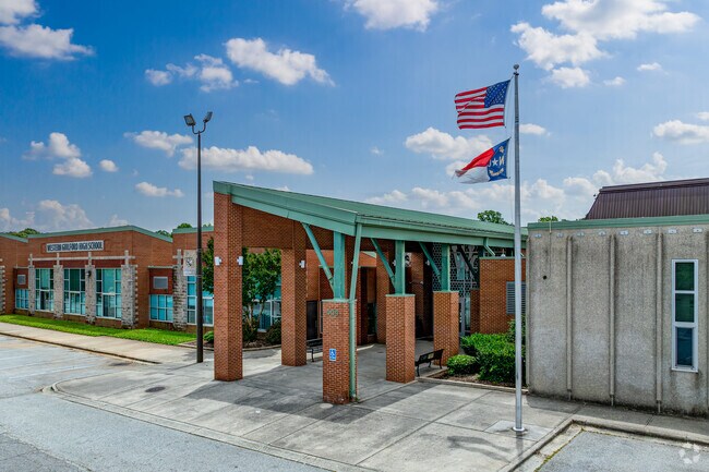 Western Guilford High School is located in the Greensboro area.