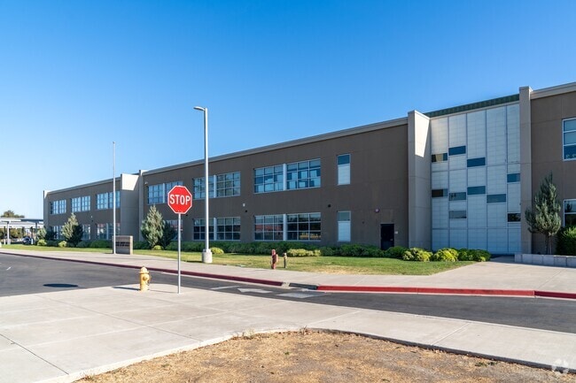 Franklin High School serves students in the Garden Acres community.