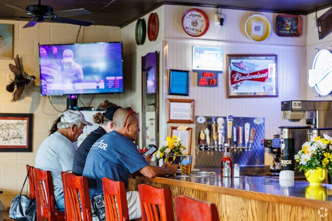 Sherwood residents gather for a bite at Gadwall's Grill during lunch.