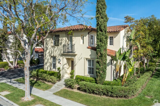 Townhomes in Turtle Ridge still utilize Mediterranean features for its exterior designs.