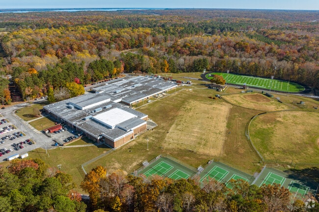 Students are taught a challenging curriculum at Bruton High School.