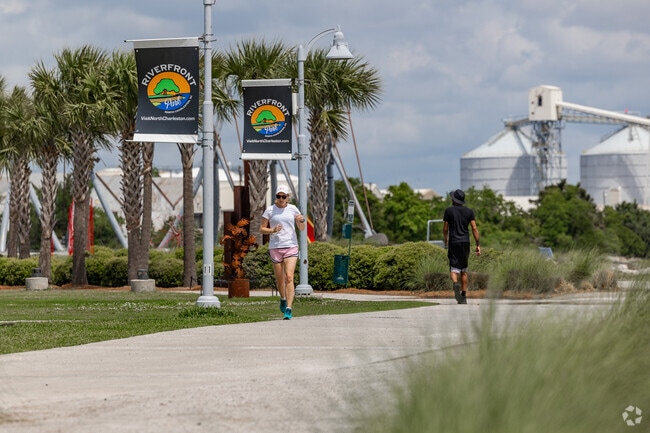 Park Circle residents love to jog the nice trails at Riverfront Park in North Charleston.
