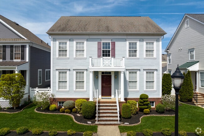 Stately colonial-style homes with manicured lawns are common in Robbinsville.