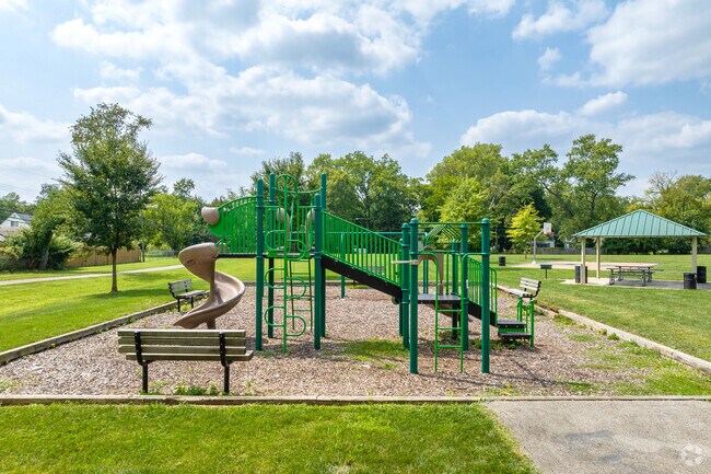 Brentell Community Center features a playground for children.