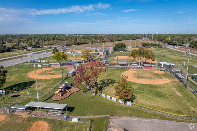 Wayne Stovall Sports Complex in Tomball features eight baseball fields for the city’s little league teams.