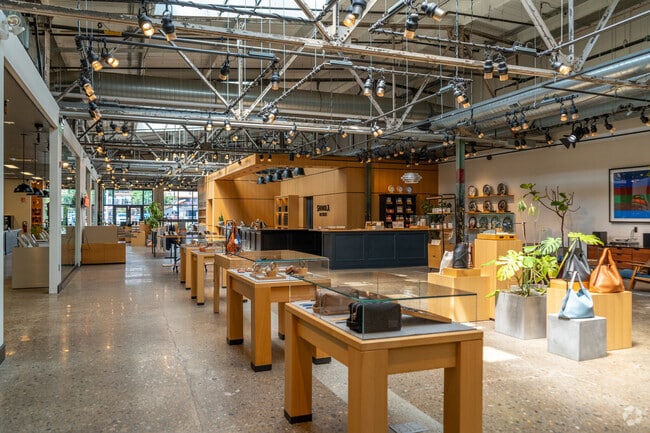 Shinola's flagship store and headquarters in Midtown offers handmade leather goods and watches.