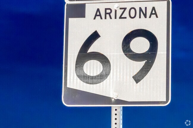 Route 69 is the major thuroughfare for Castle Canyon Mesa.