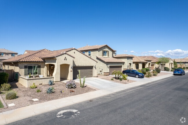 Spanish-inspired homes of different sizes can be found in Superstition Vistas.