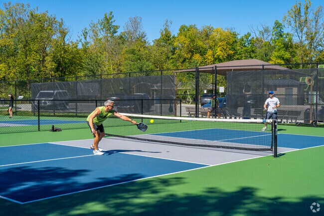 Downtown Carmel's Meadowlark Park is the hot spot for a game of pickleball.