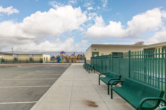 Students drops off area at Robert F. Kennedy Elementary School in Kennedy.