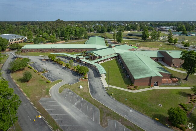 Newer students in Myrtlewood can attend the Myrtle Beach Primary School.
