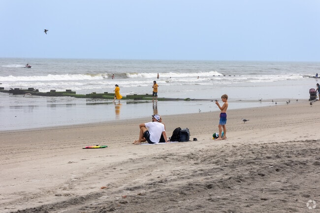 Residents from the Mt Pleasant neighborhood can take a short drive to the Atlantic City beaches.