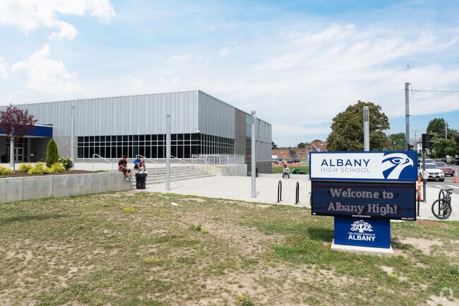 Albany High School is a diverse body of students with a graduation rate of 82%.