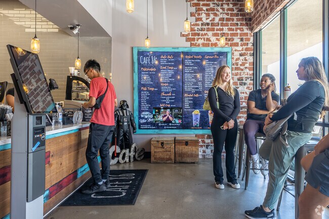 Cafe 86 in Los Serranos offers a cozy spot for coffee and creative desserts.