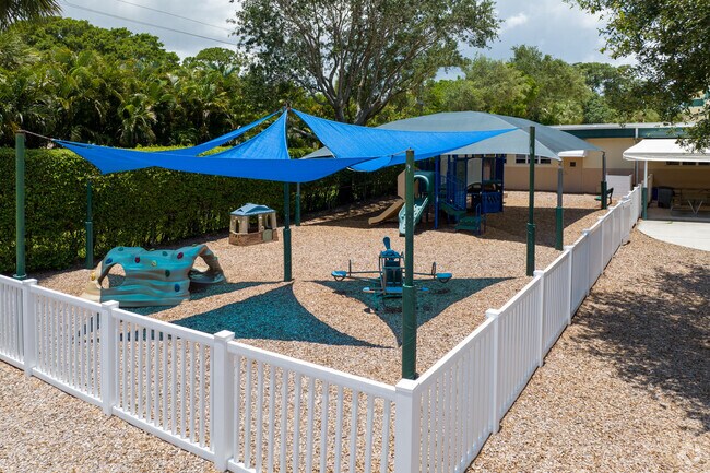 St Paul Lutheran has a covered Playground on campus.
