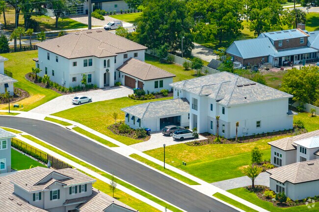 Upscale two story homes are the popular build in Fire Creek in Gotha,