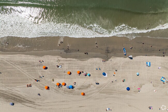 Duck Town is within walking distance to the beach, where many people choose to spend the summer.