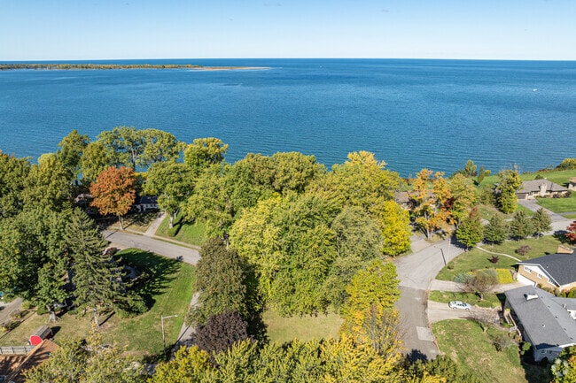 Andrews Park is located right along Lake Erie.