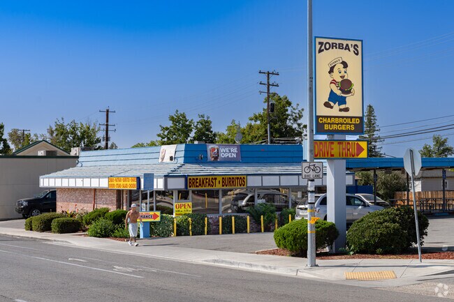Stop by Zorba's Charbroiled Burgers in North Country Meadows.